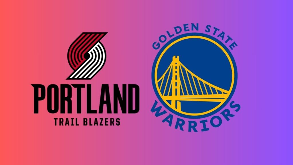 NBA Warriors vs Trail Blazers