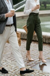 Men Chinos and Loafers